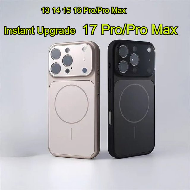 AG Nano magnetische Hülle für iPhone 17 Pro/Pro Max, iPhone 16, 15, 14, 13, mattiert mit großem Kamera-Glasfenster, Orange - Bild 1