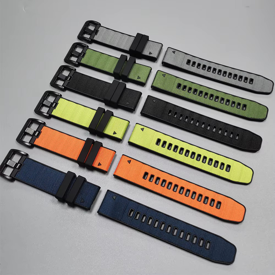 Garmin Uhrenarmband Nylon, Silikon, Multicolor, Unisex - Bild 2