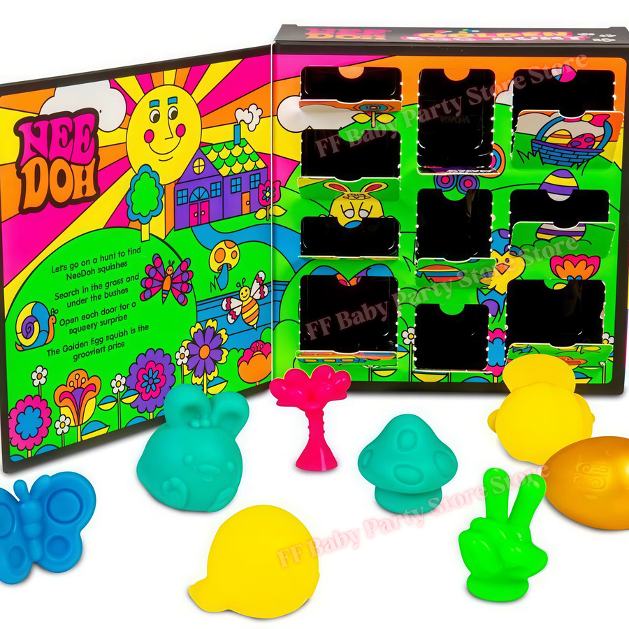 Needoh Goldenes Ei Schatzsuche Überraschungsbox, Squishy-Surprise Stressabbau-Quetschspielzeug - Bild 3