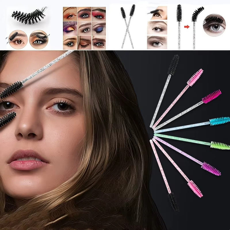 50 Stück Wimpern- und Augenbrauenpinsel, Unisex - Bild 2