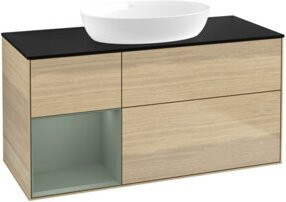 V&B Waschtischunterschrank Finion in Eiche Lackiert, Breite: 120 cm, Tiefe: 50,1 cm, Höhe: 50,1 cm - Bild 1