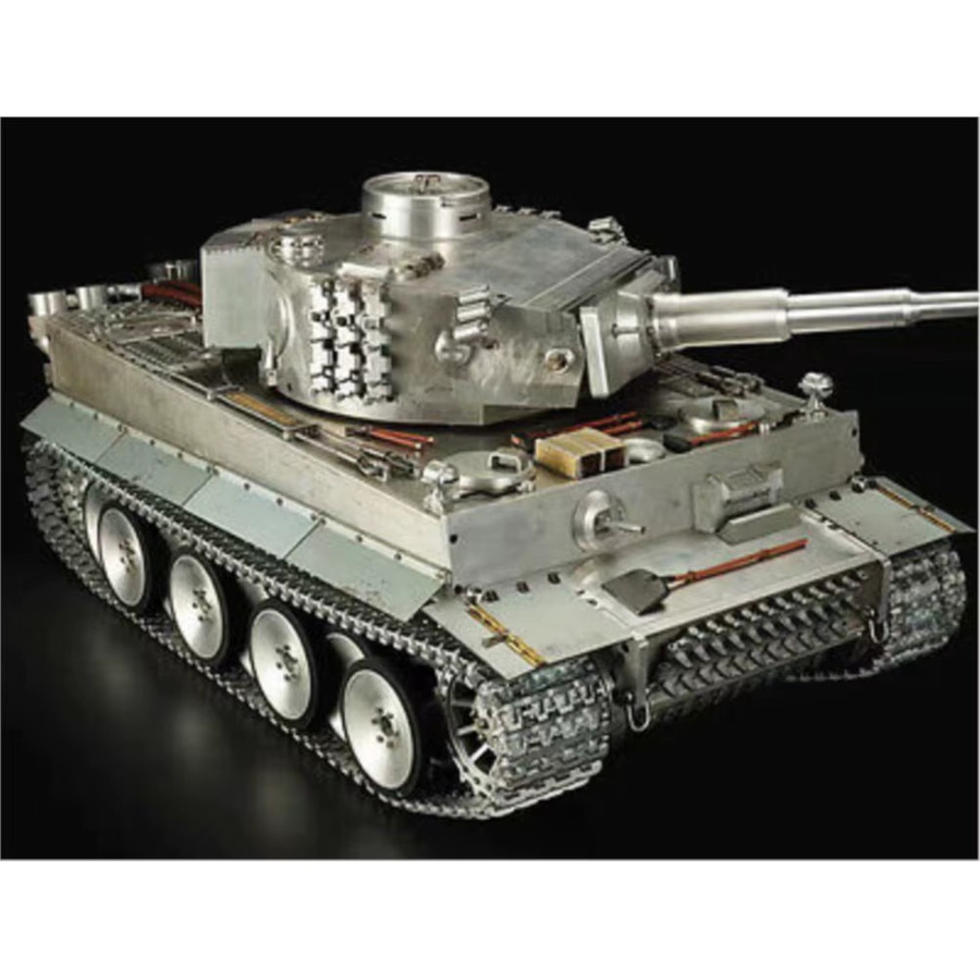 HENG LONG Tiger I 3818 RTR Panzer, ferngesteuert, Metall, 1:8, Grau - Bild 2