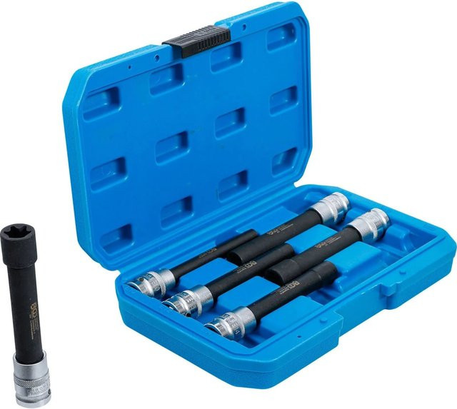 BGS Steckschlüssel-Einsatz-Satz E-Profil extra lang mit 1/2 Zoll Antrieb, 6-teilig, SW E10 bis E20 - Bild 2