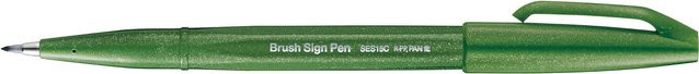 Pentel Brush Sign Pen Kalligrafiestift in Olivgrün - Bild 1