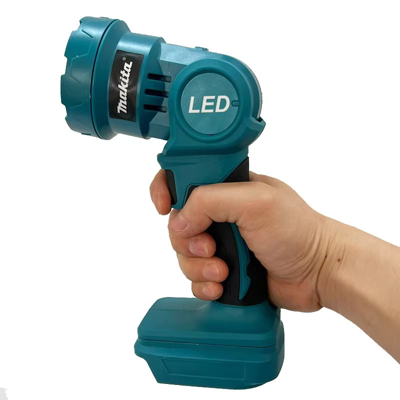 Makita LED Arbeitsleuchte 18V Akku-Suchscheinwerfer für Innen- und Außenbereich in Blau - Bild 2