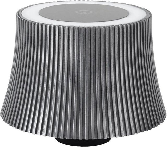 Lindby LED Wohnzimmerleuchte Linor 10012700 in Alu-grau, 1-flammig, dimmbar mit USB-Anschluss und Spritzwasserschutz - Bild 1