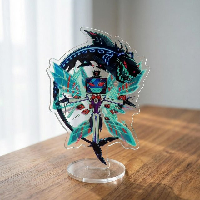 Bandai Hazbin Hotel Vox Standee, Schlüsselanhänger, Kunststoff - Bild 1