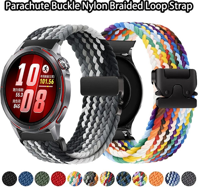 Huawei Uhrenarmband Nylon-Geflechtband, Textil/NATO - Bild 1