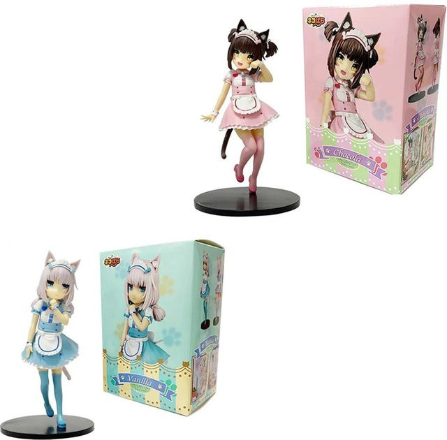 Yiran toy 1 Nekopara Anime Katzenmädchen Figur Chocolates Vanilla, 18cm, ab 14 Jahren - Bild 1