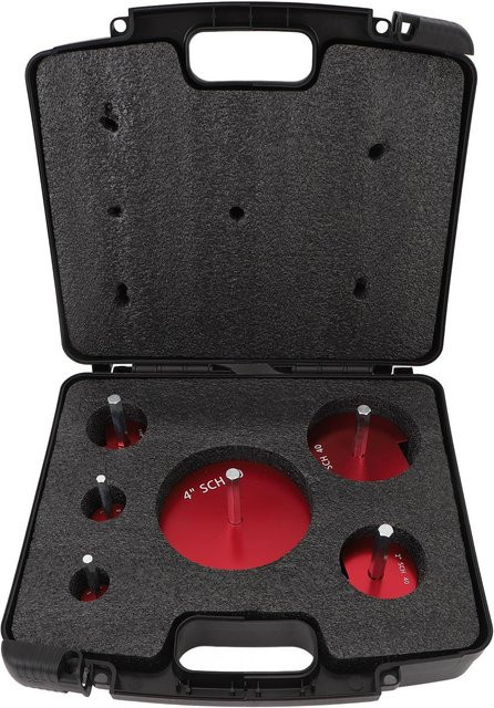 aimo PVC Rohrverbinder Aufreiber in Rot für Standard 1/2 Zoll Bohrmaschinen zur Bearbeitung von PPR75 PPR100 PPR150 PPR200 PPR300 und PPR400 Rohren - Bild 1