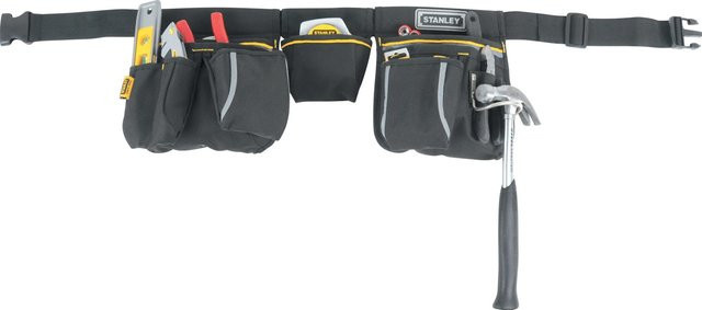Stanley Werkzeuggürtel aus Nylon in Schwarz, H x B: 25,5 x 60 cm - Bild 2