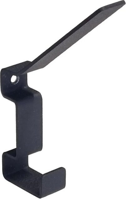 FN Acustico Garderobenhaken pulverbeschichtet Schwarz matt B: 14 mm, H: 94 mm, T: 60 mm - Bild 1