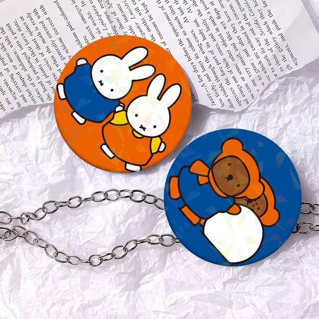 Miffy Brosche, Emaille, bunt, rund - Bild 1