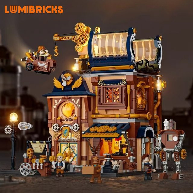 Lumibricks Steampunk World Series Mechanischer Elefant, Architekturmodell - Bild 1