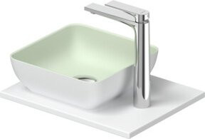 Duravit Konsolenwaschtisch Sivida in Weiß s-matt B: 41 cm, T: 33 cm - Bild 1