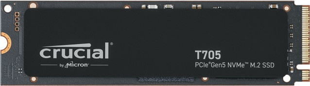 Crucial T705 NVMe SSD 2 TB M.2 2280 PCIe 5.0 Schwarz - Bild 1