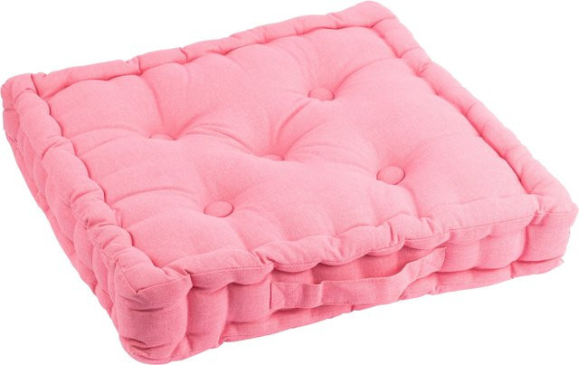 Quadratisches Sitzkissen von viva domo in Pink für Erwachsene - Bild 1