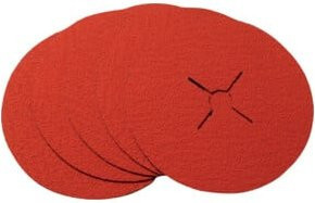 VSM Fiberscheibe XF 850 CER Flap Disc, Durchmesser: 125 mm, Körnung: 80, Farbe: Rot - Bild 1