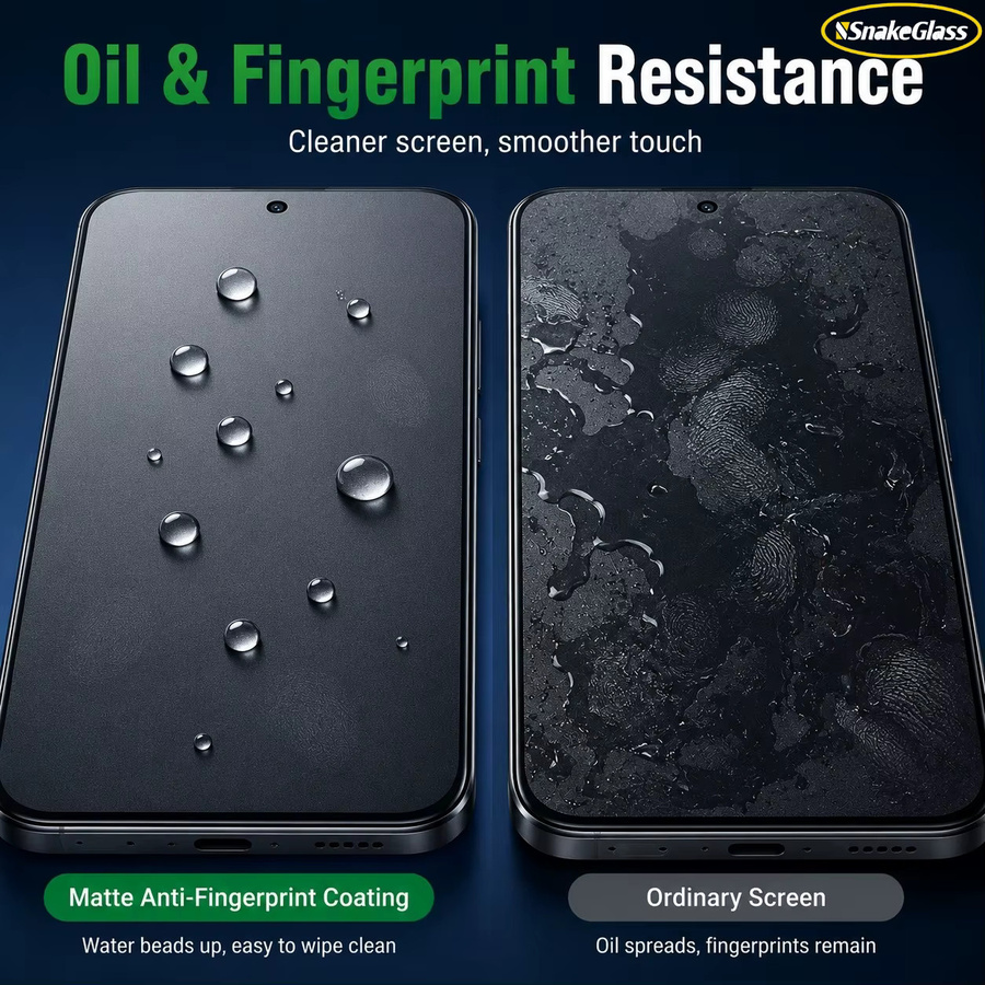 3er-Pack Mattiertes Gehärtetes Glas für Nothing Phone 4A Pro, 3A Lite, 2A Plus und CMF Phone 1 mit Anti-Fingerabdruck-Beschichtung in Transparent - Bild 2