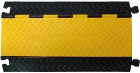 Walther Werke Kabelbrücke gerade Schwarz Gelb B/H/T: 80 x 45 x 5 cm - Bild 1