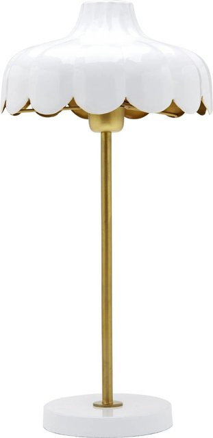 PR Home Wells Tischleuchte aus Metall in Weiß, B: 24 cm, T: 50 cm, H: 50 cm - Bild 1
