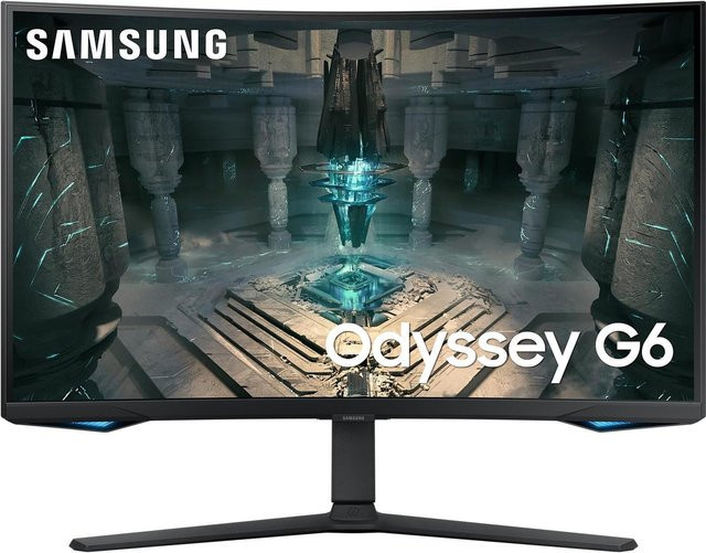 Samsung Odyssey G6 G65B Gaming-Monitor, 32 Zoll, WQHD, VA, 240 Hz, Schwarz, HDMI, DisplayPort, 3,5 mm Klinke - Bild 1