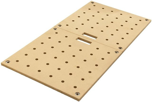 BAMATO Tischplatte aus MDF für faltbaren Arbeitstisch BAT-1100, Farbe: Beige, B: 120,0 cm, T: 60,0 cm, H: 1,9 cm - Bild 1