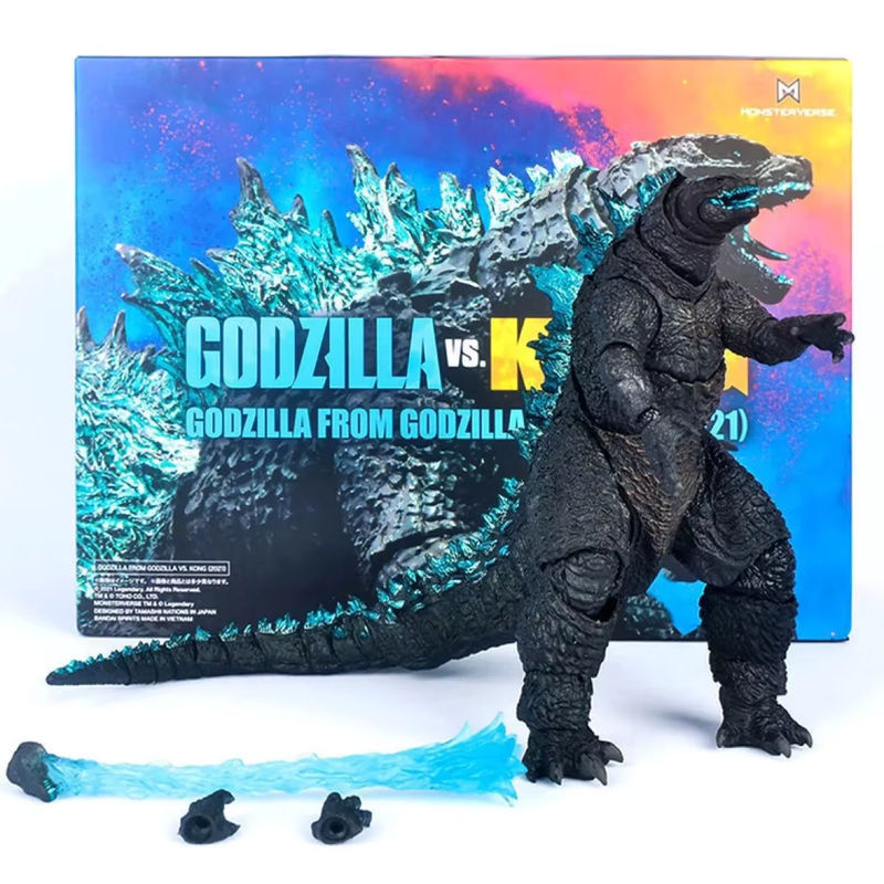 Bandai Godzilla Actionfigur König der Monster 2021, schwarze Sammlerfigur aus Kunststoff, Höhe: 16 cm - Bild 2