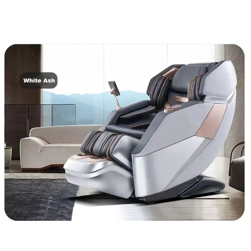 FULANG Luxuriöser Ganzkörper-Massagesessel mit Shiatsu-Massage, Elektrischer Heizung, 4D Zero Gravity und SL-Track in Rose Red - Bild 2