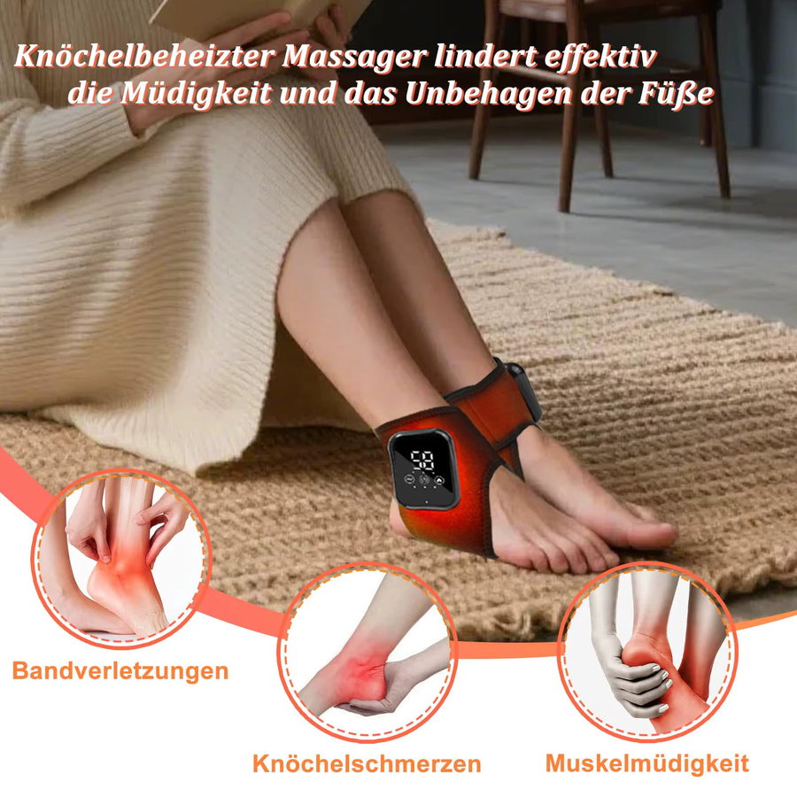 Jitesy Fußvibrationsgerät mit Wärmekompresse, 2 Stück, Unisex - Bild 5