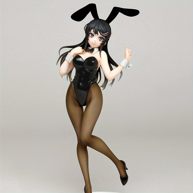 Yiran toy 1 Häschenmädchen Figur, schwarz, Kunststoff - Bild 1