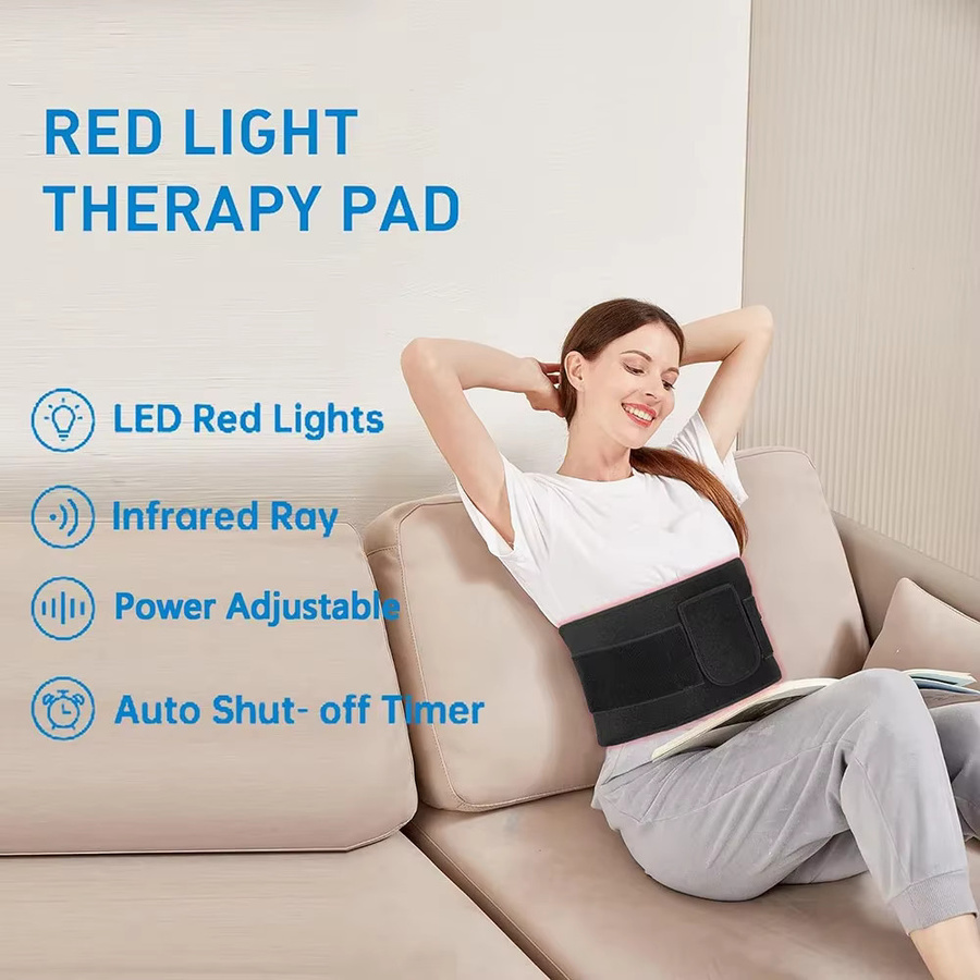 vilnason Lichttherapie-Gürtel Rot & Infrarot, 850nm & 660nm, Körper & Gesicht - Bild 2