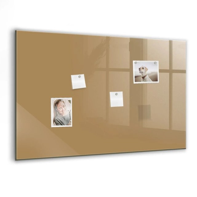 Tulup Magnettafel aus Glas in Dunkelbeige, B/H: 90 x 60 cm - Bild 1