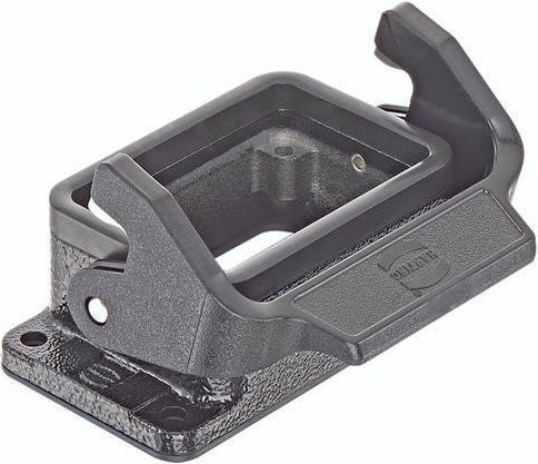 HARTING Anbaugehäuse 09 30 706 0301 in Schwarz aus Aluminium - Bild 1