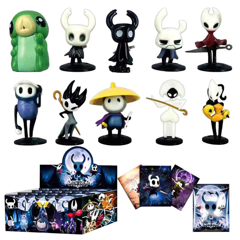 24-teiliges Set Hollow Knight Anime-Figuren von Bandai, mehrfarbige Blind Box Sammelfiguren aus Kunststoff - Bild 5