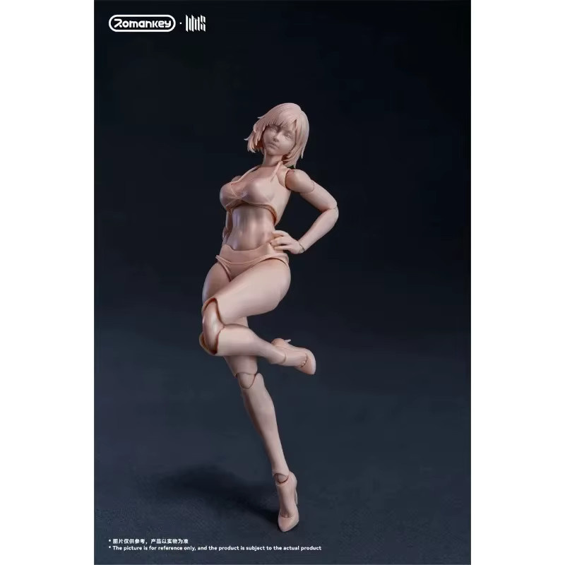 Romankey Weibliche Soldatin, Actionfigur-Körper, Unbemalte Edition, 15,8cm - Bild 3
