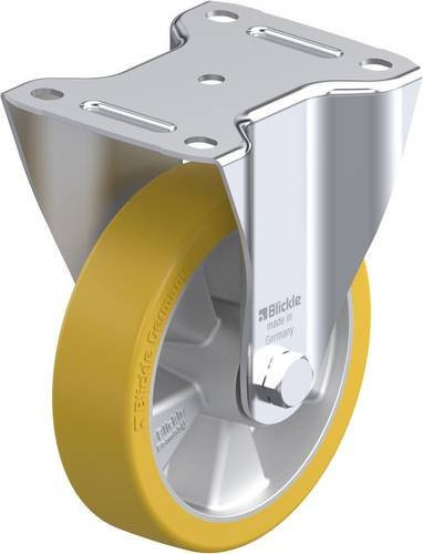 Blickle Bockrolle B-ALTH 151K aus verzinktem Stahl mit 150 mm Rad-Durchmesser und einer Tragfähigkeit von 400 kg - Bild 1