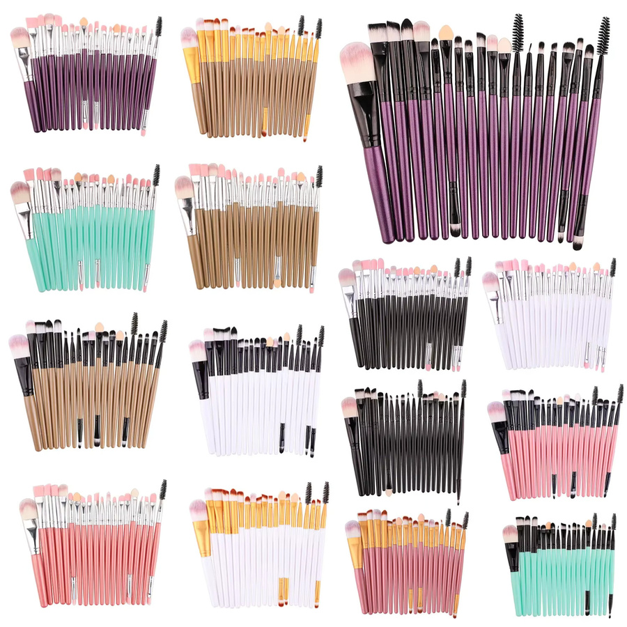 Augen-Make-up-Pinsel-Set, 20-teilig, Unisex - Bild 1