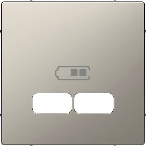 Merten Abdeckung System Design in Nickel Farbe MEG4367-6050 - Bild 1