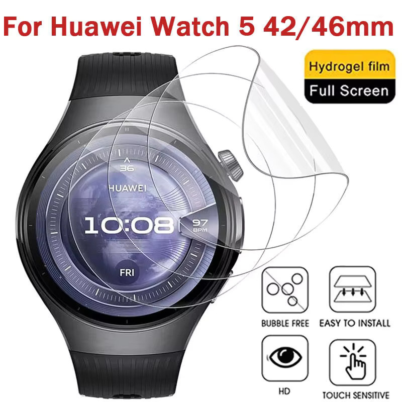 Hydrogel Schutzfolie für Huawei Smartwatch GT5/GT5 Pro und Huawei Watch 5, transparent, Anti-Scratch - Bild 2