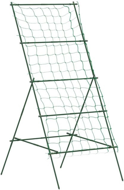 Outsunny Rankgitter für Kletterpflanzen in Grün aus Stahl und Kunststoff, B/H/T: 101 x 227 x 133 cm - Bild 1