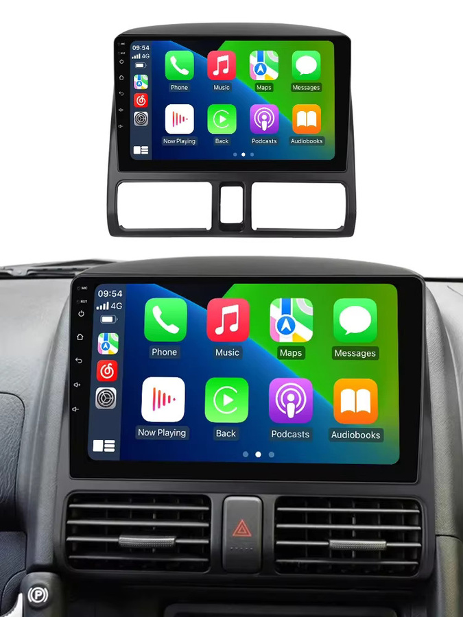 STRONGNAVI 2 DIN 9 Zoll Autoradio Stereo Multimedia-Player für Honda CR-V 2001-2006 mit kabellosem CarPlay, Android Auto, GPS und Bluetooth in Schwarz - Bild 6