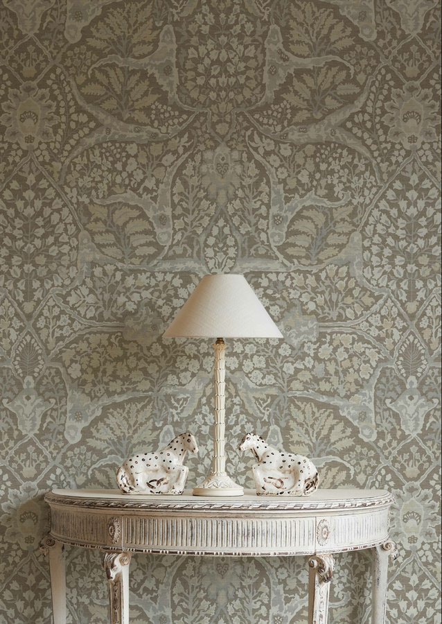 Lewis & Wood Tapete Alhambra 100 in Beige mit floralem und orientalischem Design - Bild 1