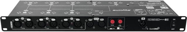 Eurolite DMX Split 8X RDM Splitter in Schwarz - Bild 1