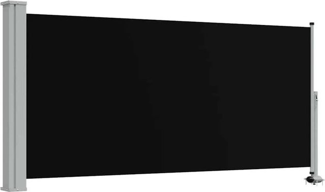 vidaXL Ausziehbare Seitenmarkise aus Polyester in Schwarz, B/H: 300 x 120 cm - Bild 1