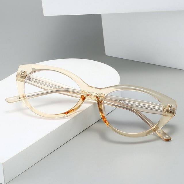 Rooftrellen Korrektionsbrille Cat Eye, Vollrand, Kunststoff, Unisex, Blaulichtfilter - Bild 1