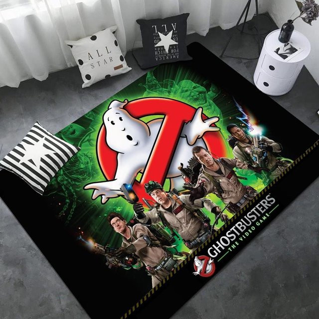 Ghostbusters Fußmatte von Karpetti, rutschfest und waschbar, Mehrfarbig, B/T: 90 x 60 cm - Bild 1