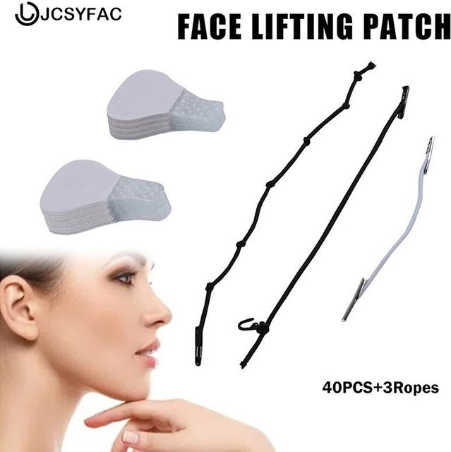 JCSYFAC Facelift Patch für Gesicht, Hals und Augen, 40 Stück, Unisex - Bild 1