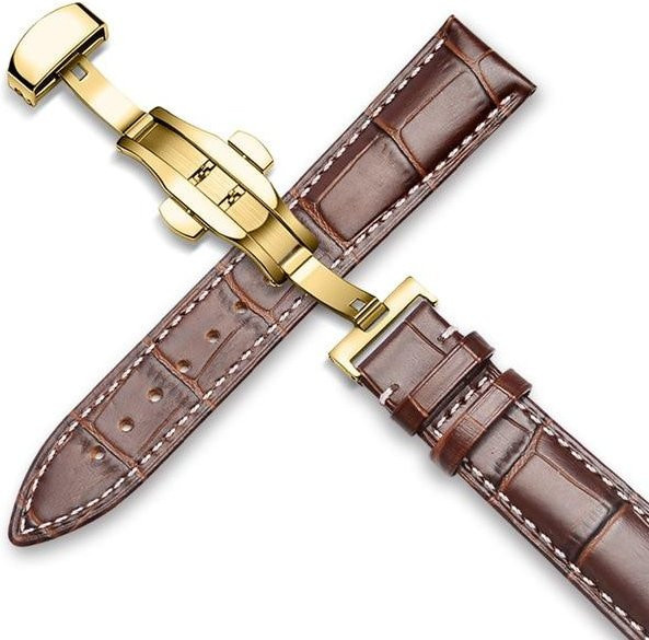 Uhrenarmband Kalbsleder, Alligatorleder, Herren - Bild 1