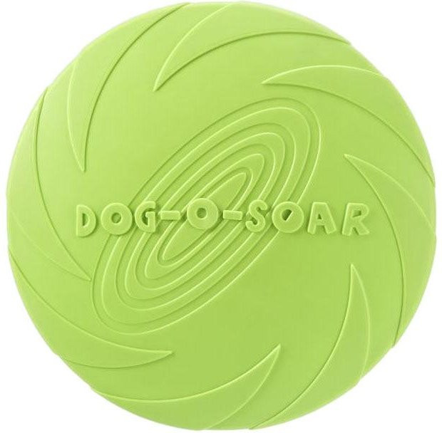 L.RIDING PULO Frisbee, Outdoor Wurftraining, Kau- und Mahlspielzeug, 15cm, grün - Bild 1